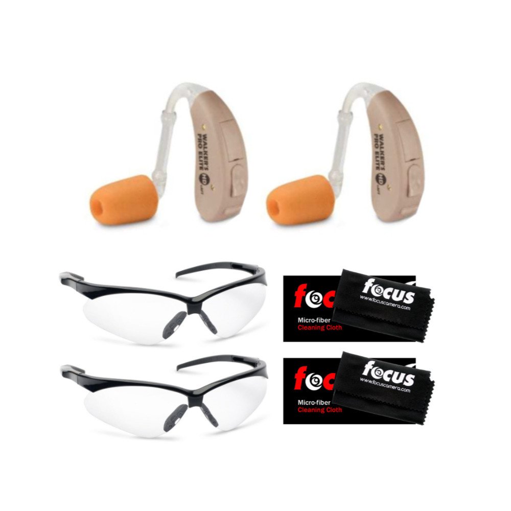 Walker's Game Ear HD Pro Elite Hearing Enhancers (Beige) 2Pack with