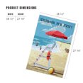 thumbnail image 3 of Lantern Press 1000 Piece Jigsaw Puzzle, Wildwood, New Jersey, Lifeguard Stand on Shore, 3 of 5