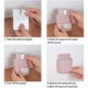 thumbnail image 3 of 3 piezas Soporte para control remoto Soporte para control remoto montado en la pared Soporte para control remoto (blanco + gris + rosa),, 3 of 5