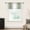 White, variant on Dark Green Valance Curtains for Kitchen/Living Room/Bathroom/Bedroom Window, Rod Pocket Small Topper Half Short Window Curtains Voile Sheer Scarf, Modern Gradient Vertical Stripes Geometric 42"x12"
