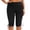 Black, variant on Womens Rash Guard Capris High Waist Swimwear Bottoms Long Swim Shorts Tankini Bottom Swim Leggings Swim Board Shorts Quick Dry (Black L)