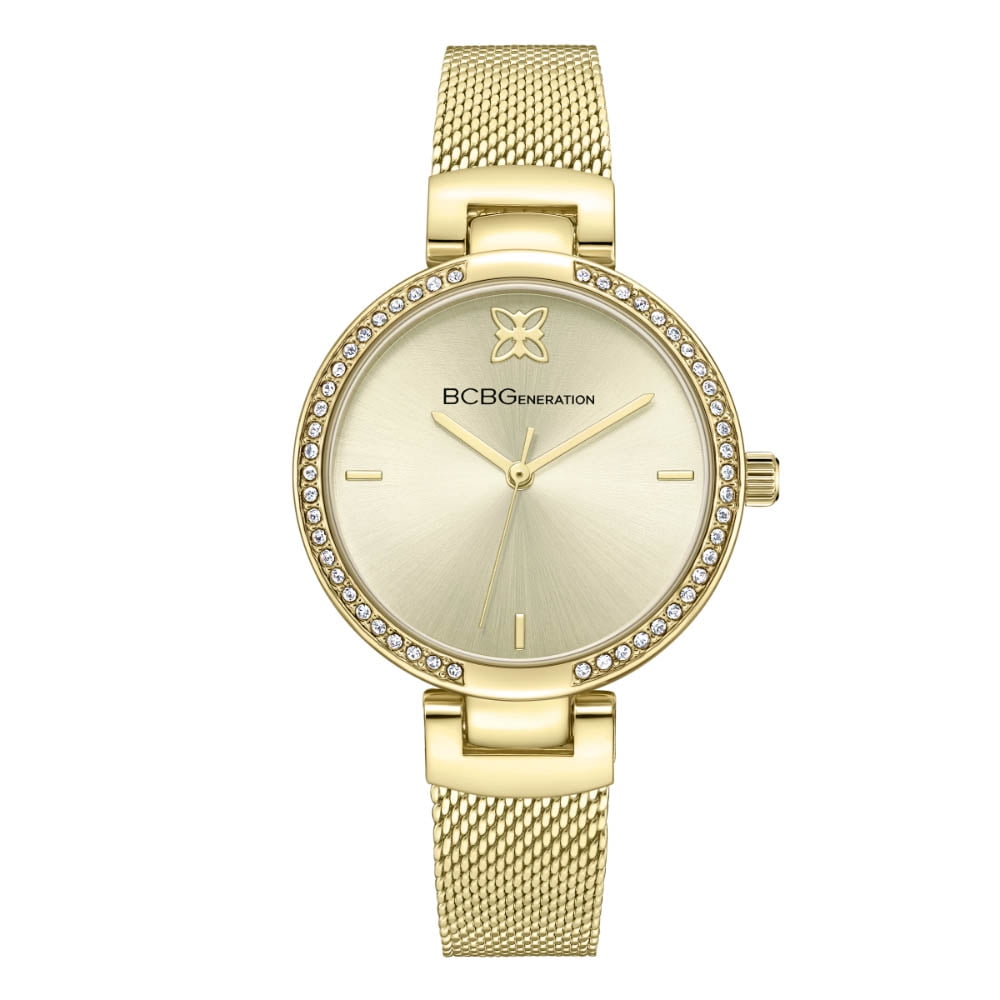 Reloj BCBG Max Azria Dama Extensible de Acero Dorado BBWLG0036103