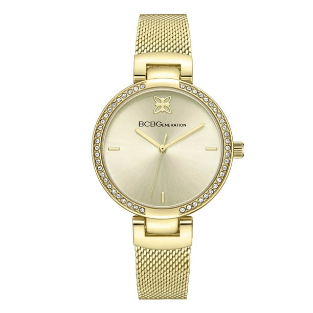 Reloj BCBG Max Azria Dama Extensible de Acero Dorado BBWLG0036103