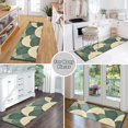 thumbnail image 6 of Yayeee Runner Rug for Bedroom 2'x6' Machine Washable Hallway Non Slip Mat, Green Abstract Shapes, 6 of 8