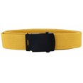 thumbnail image 2 of Yellow Adjustable Canvas Military Web Belt With Metal Buckle 32" to 72", 2 of 3