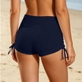 thumbnail image 4 of Swim Shorts Women Long Swimsuit Board Short Tankini Trunks with Pocket Womens Bathing Suits Summer Tops Clothes Outfits 2026 Fashion Navy M, 4 of 5