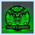 thumbnail image 4 of Handmadetneonsign Garage Skull Metal Sign, Repair Tool Metal Light, Garage Wall Art, Home Wall Decor 78641, 4 of 5