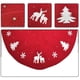 thumbnail image 3 of Falda de árbol de punto 3d de 48 pulgadas, cuello de árbol de punto grueso para decoraciones navideñas rústicas campestres, 3 of 5