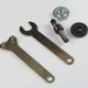 thumbnail image 3 of 2pcs 4mm Dia Spanner Wrench Bronze Tone Hubs Angle GrinderNo 1,Yeuri, 3 of 5