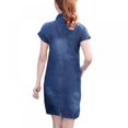 thumbnail image 3 of Robe en Jean pour Femmes Vêtements d'Été pour Femmes Robe en Jean Élégante Décontractée Robes de Cowboy, 3 of 9