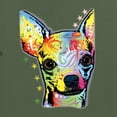 thumbnail image 5 of Wild Bobby Dean Russo Colorful Chihuahua Dog Lover Men Graphic Tee, Military Green, XX-Large, 5 of 5