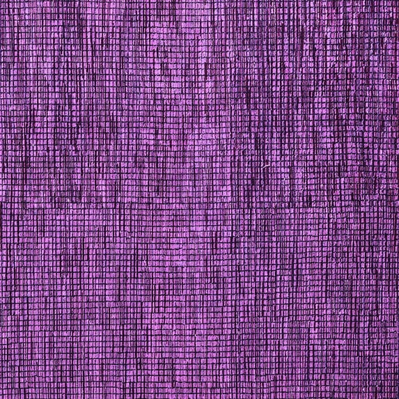 Ahgly Company Indoor Square Abstract Purple Modern Area Rugs, 6' Square