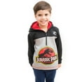 thumbnail image 2 of Jurassic Park Big Boys Fleece Half Zip Hoodie Toddler to Big Kid, 2 of 5