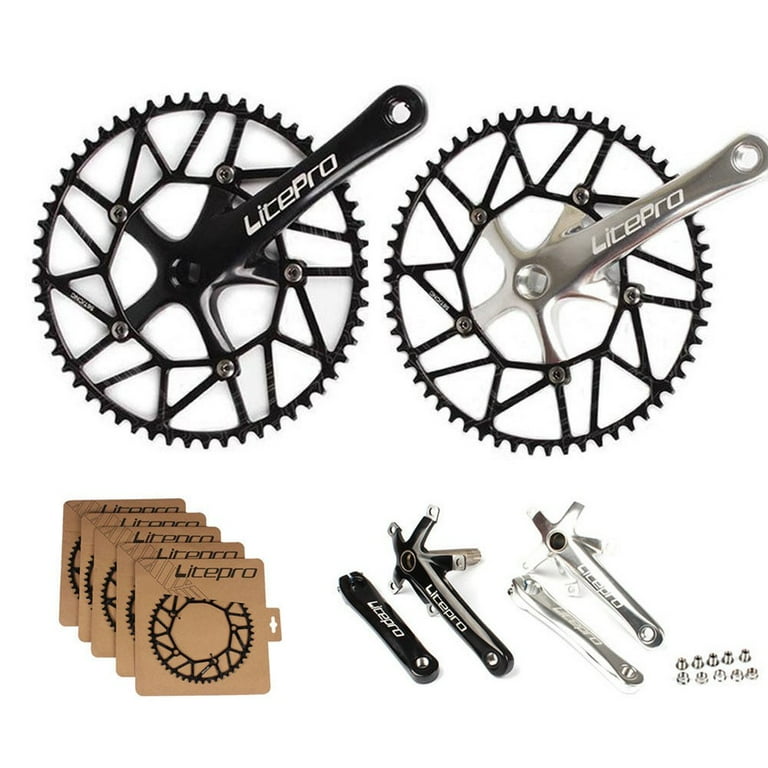 Litepro Ultralight Hollow 130Bcd 50 58T Crankset Chainring Bicycle