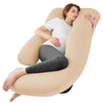 thumbnail image 1 of Almohada de Posicionamiento Corporal Sasttie en Forma de U para Enfriamiento, Almohada de Cuerpo Completo 145x70 cm, 1 of 7