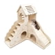 thumbnail image 1 of Accesorios para jaula de escondite para hámster, casa para hámster y cabaña de madera para hábitat con escalera para subir y tobogán para jerbos enanos, 1 of 5
