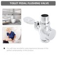 Voiceine Durable Toilet Flush Valves Foot Pedal Flushing Tool Bathroom
