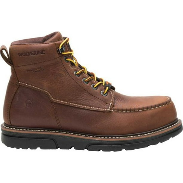 moccasin toe work boots
