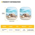 thumbnail image 5 of Jeiento Cute Sea Turtle Sun Shade for Car Windshield Auto Vehicle Shield Reflector Blocking Screen Cover Easy to Install Folding Car Sun Shade for Front Window 28.5 x 25.5 inches, 5 of 7