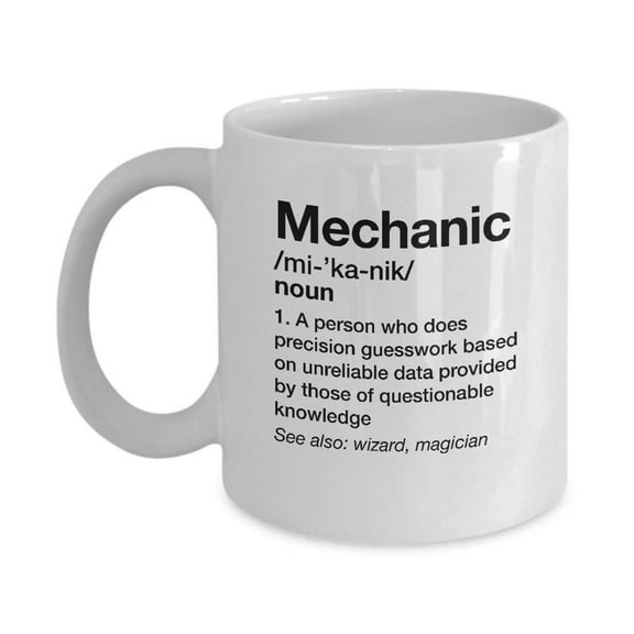 Mechanics Funny Definition Gift Mug