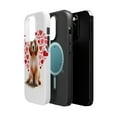 thumbnail image 2 of DistinctInk Tough Case for Apple iPhone 14 Pro MAX (6.7" Screen), Compatible with MagSafe Charging - Valentine's Day Clumber Spaniel, 2 of 6