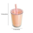 thumbnail image 3 of pvdgvd Straw Cup, With Lid, Leakproof, Large Capacity, Easy to Clean, Plastic, Convenient for Children & Adults, Ideal for Daily Use, Outdoor Activities & Fitness, 3 of 6