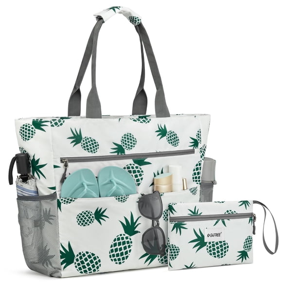 Bolsa de Playa Impermeable y Resistente a la Arena G4Free de Gran Capacidad para Mujer
