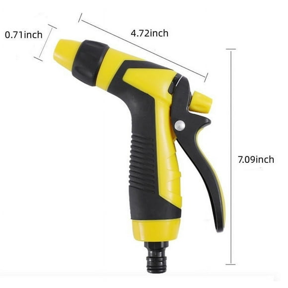 TIMIFIS Garden Sprayer Garden Hose Nozzle Sprayer, Handheld Water Nozzle High Pressure in Incremental Spraying Modes for Hand Watering Plants and Grass, Car Washing, Patio and Pet Camping & Hiking