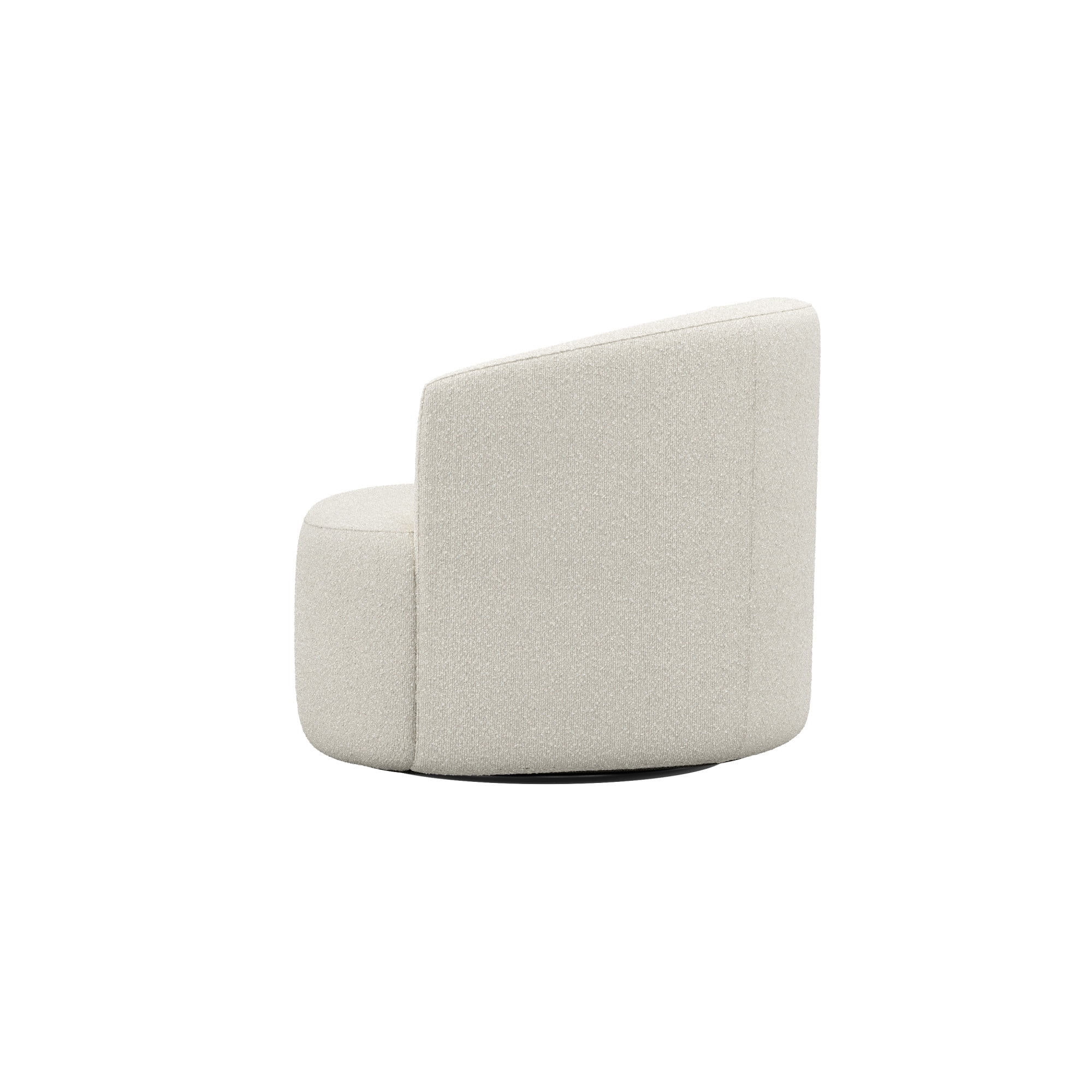 Mainstays Boucle Swivel Accent Chair, Cream