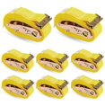 thumbnail image 1 of Paquete De 8 Correas De Trinquete E-Track De 2" X 12' X 4 400 Lbs De Fuerza Para Amarre De Carga En Remolques Y Camionetas Cerrados De Kodiak Straps, 1 of 5