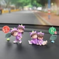 thumbnail image 5 of Cute Small Figurines Resin Miniatures Cartoon Couples Car Decoration Auto Interior Decoration Air Vent Ornaments Dashboard Figurine Accessories D, 5 of 8