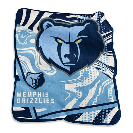 Memphis Grizzlies 50 x 60 Swirl Raschel Throw Blanket