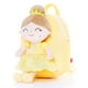 thumbnail image 1 of Gloveleya Mochila para niñas pequeñas Mochilas para niños Juguetes Suaves para niñas Regalos para niñas con muñeca Princesa Bella de Peluche Amarillo 9", 1 of 5