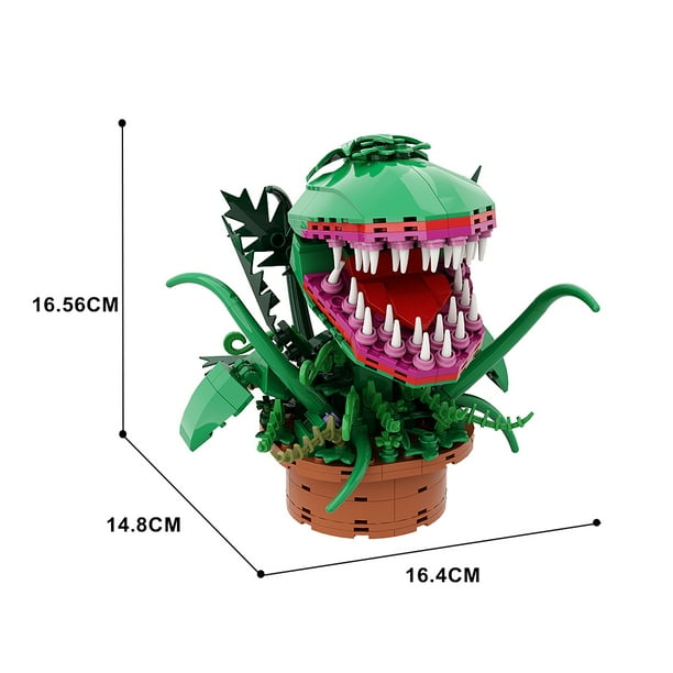 Bloques de construcción de flores Moc Audrey II Ideal Galaxia Espacio exterior Planta carnívora Alien DIY Modelo Ladrillos Niños Juguetes Juegos Regalo Adultos