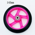 thumbnail image 1 of MYG pour Roue de Scooter 6 Pouces Roues avant de Fauteuil Roulant en PU avec Roulement Diamètre 145mm Épaisseur 30mm Haute Élasticité Sans Bruit Sans Glissement Pièces de Rechange, 1 of 4