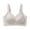 Gray, variant on Bralette for Women Women's Wide Strap Seamless Comfortable Bra, Lace V‑neck Wireless Full Support Daily Bralette Brown XL