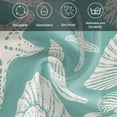 thumbnail image 6 of Turquoise Starfish Coastal Cloth Napkins, Shell Summer Beach Nautical Washable and Reusable Dinner Napkins Set of 8, Table Napkin for Kitchen Party Birthday Wedding Hotel Housewarming 20"x20", 6 of 9