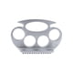 thumbnail image 2 of Mazo ablandador de carne de aleación de zinc y aluminio | Utensilio de cocina plateado para carnes y aves | Mango anular ergonómico | Herramienta para ablandar carne, apta para uso alimentario, 2 of 6