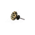 thumbnail image 3 of Mascot Hardware Stone Pattern Round 1-3/10 In.Black On Distressed Yellow Cabinet Knob - Pack of 10, 3 of 9