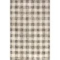 thumbnail image 2 of nuLOOM Drew Gingham Plaid Machine Washable Area Rug, 4' x 6', Light Brown, 2 of 9