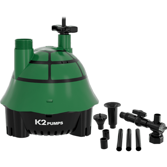 1/3 HP Submersible Waterfall Pump and Fountain Kit