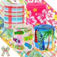 thumbnail image 1 of Cinta decorativa de arpillera Ceenna, 4 rollos, 2.5 pulgadas x 20 yardas, 1 of 7