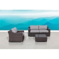 thumbnail image 2 of LSI Rattan Wicker 4 - Person Seating Group with Cushions, 2 of 5