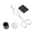 thumbnail image 2 of Juego de Moldes para Lingotes, 4 Piezas Kit de Crisol de Grafito Juego de Crisol de Grafito de Alta Pureza Combo Lingote Antorcha Kit de Fusión Molde para Oro Plata Platino Metal Cobre Latón Aluminio, 2 of 8