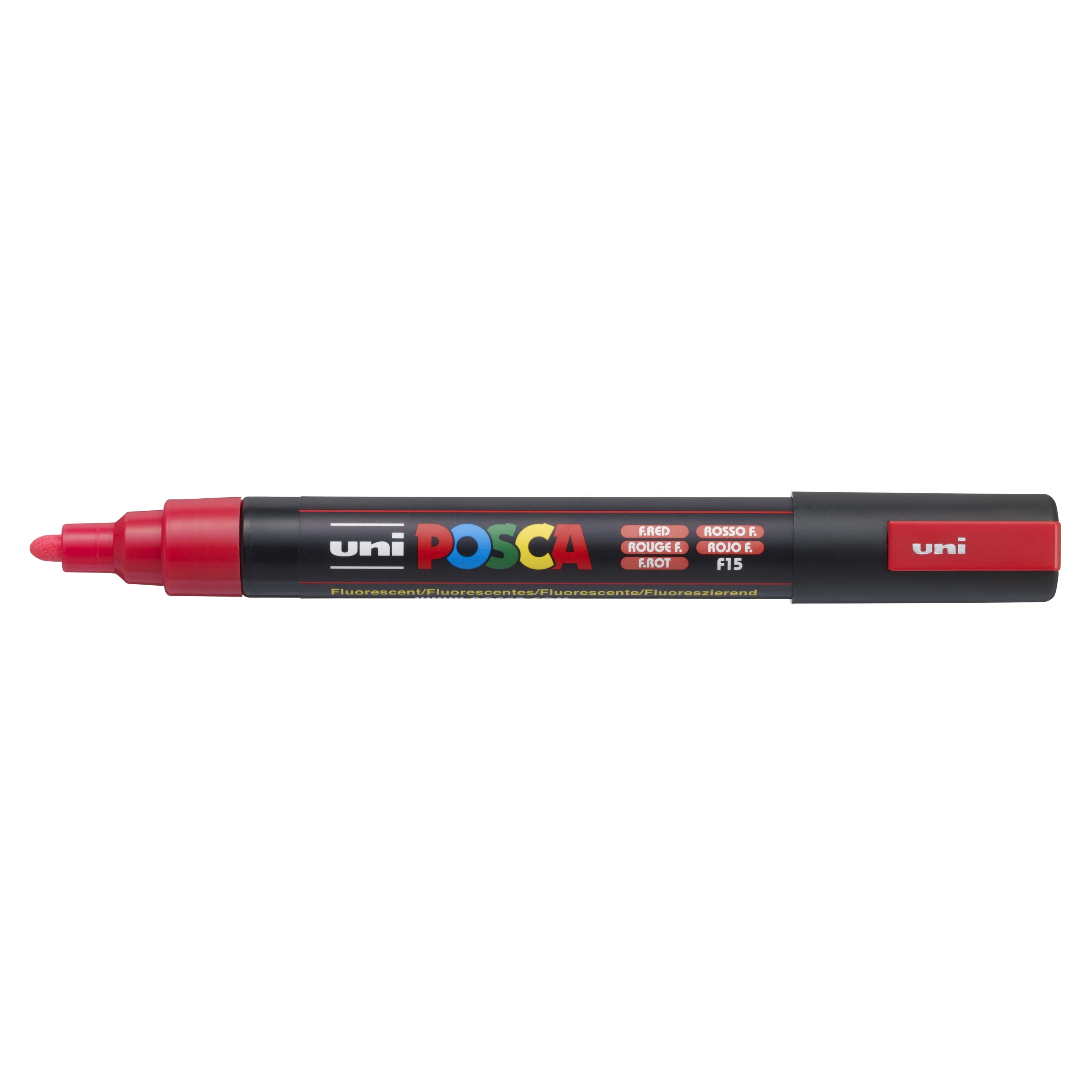 Posca Paint Marker, PC5M Medium, Fluorescent Red