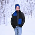 thumbnail image 5 of Minus 5 Degrees Boy's 8-18 Color Block Winter Beanie Scarf and Gloves Set, 5 of 5