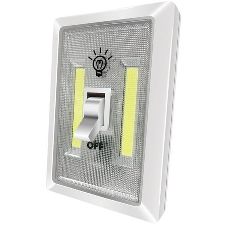 - LED Night Light Kasonic 200 Lumen Cordless COB LED Light Switch Batteries Included