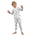 thumbnail image 2 of CCRFTGI Family Matching Pajama Set Colorable Diy Hand Painted Homewear Set 2 Piece Holiday Color Your Own Pajamas Funny Cute Coloring Sleepwear Set Kids 10 Years, 2 of 6