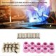 thumbnail image 3 of Juego de 40 piezas de kit de máquina de corte por plasma, kit de cubierta protectora de boquilla de electrodo adecuado para AG60 SG rosa, rosa, 3 of 5