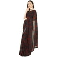 thumbnail image 3 of Atasi Printed Poly Georgette Saree For Womens Traditional Indian Wear Saree With Stitched Blouse, 3 of 7